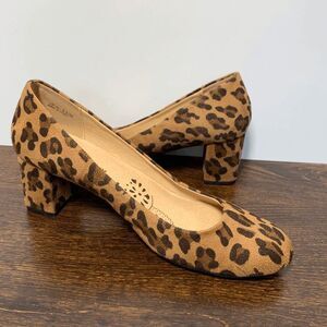 CL by Chinese Laundry Cheetah Fabric Block 2" Heel Size 8.5
